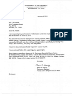 IRS Response Letter Jan 2011 