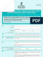 UK Home Office: Form rn1