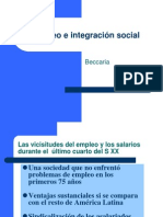 Power Point "Empleo e integración social" (Beccaria, Luis) 2001