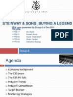 BUYING A LEGEND: STEINWAY & SONS' JOURNEY