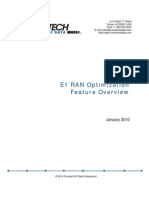 E1 RAN Optimization Feature Overview