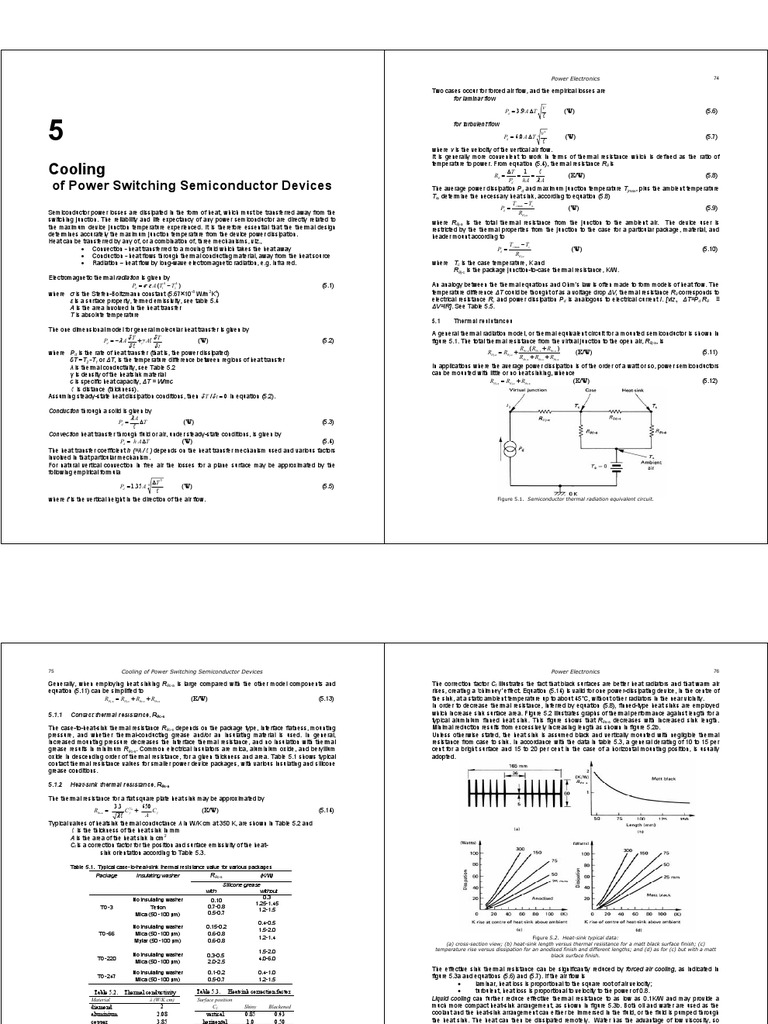 Semiconductor Cooling Techniques | PDF | Heat Transfer | Electrical ...