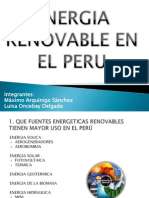 Energia Renovable Peru Power Point