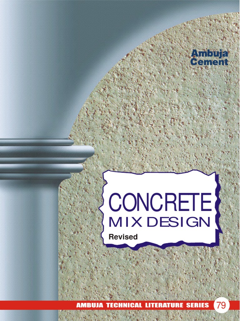Concrete Mix Design | PDF