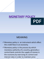 Monetary ND Fiscal Policy1