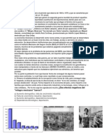 Se Le Llama Milagro Mexicano Al Periodo Que Abarca de 1940 A 1970 y Que Se Caracteriza Por Un Crecimiento Sostenido de Un 5