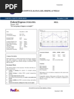 Download SWOT Analysis Federal Express by awalemje SN14225979 doc pdf