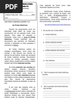 Avaliação de historia