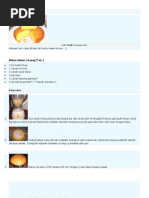 Resepi Kek Mudah
