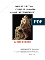 Obra Arte El Beso de Rodc3adn1