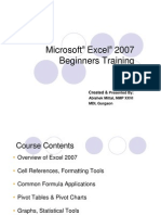 Excel Training