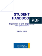 Student Handbook 2010-11
