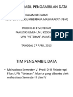 Laporan Hasil Pengambilan Data