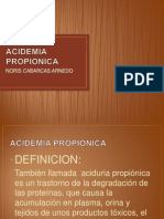 Acidemia Propionica