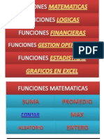 Funciones en Excel Version 1