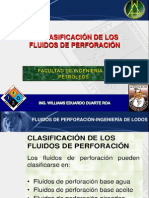 Clasificacion de Fluidos de Perforación