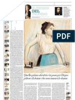 IL MUSEO DEL MONDO 21 - La Stiratrice Di Edgar Degas (1869-72 Circa) - La Repubblica 19.05.2013