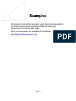 Geometry Expressions Examples
