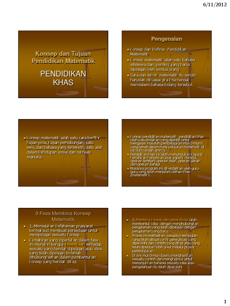 Konsep Dan Tujuan Pendidikan Matematik Pdf