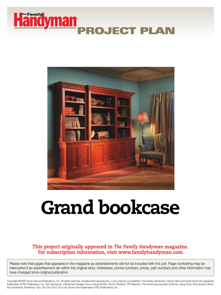 Grand Bookcase - FH06DJA Cabinetry Door