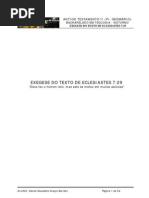 Exegese de Ec 7.29