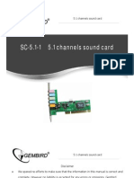 Soundboard Gembird SC 5.1 1 - Manual