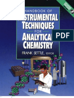 Handbook of Instrumental Techniques for Analytical Chemistry Frank A settle (Editor)