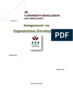 Assignment On Organization Development: Prepared by