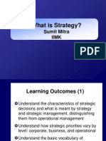 What Is Strategy?: Sumit Mitra Iimk
