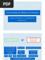 Contrastes de desenvolvimento (9.º)