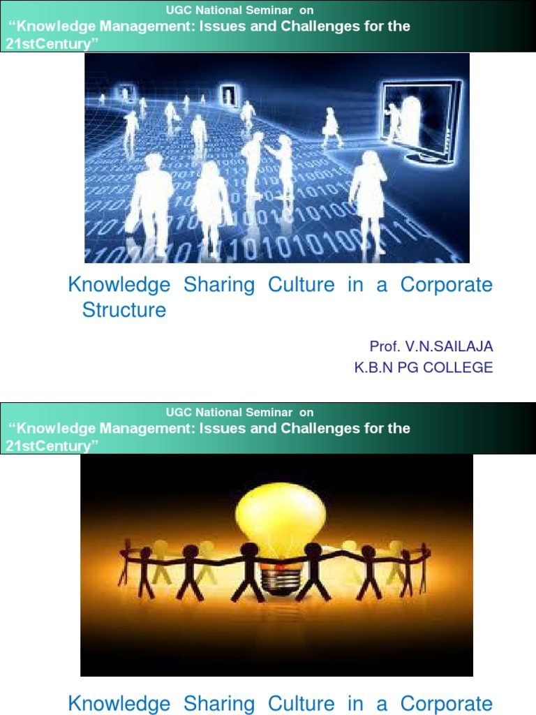 Knowledge Sharing Culture in Corporates | PDF