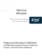 Kuliah M8 PJM 3112