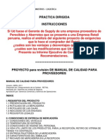 Manual de Calidad para Proveedores