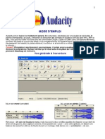 Audacity Mode d'Emploi