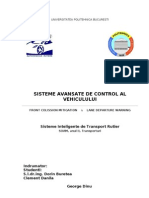 Sisteme Avansate de Control Al Vehiculului