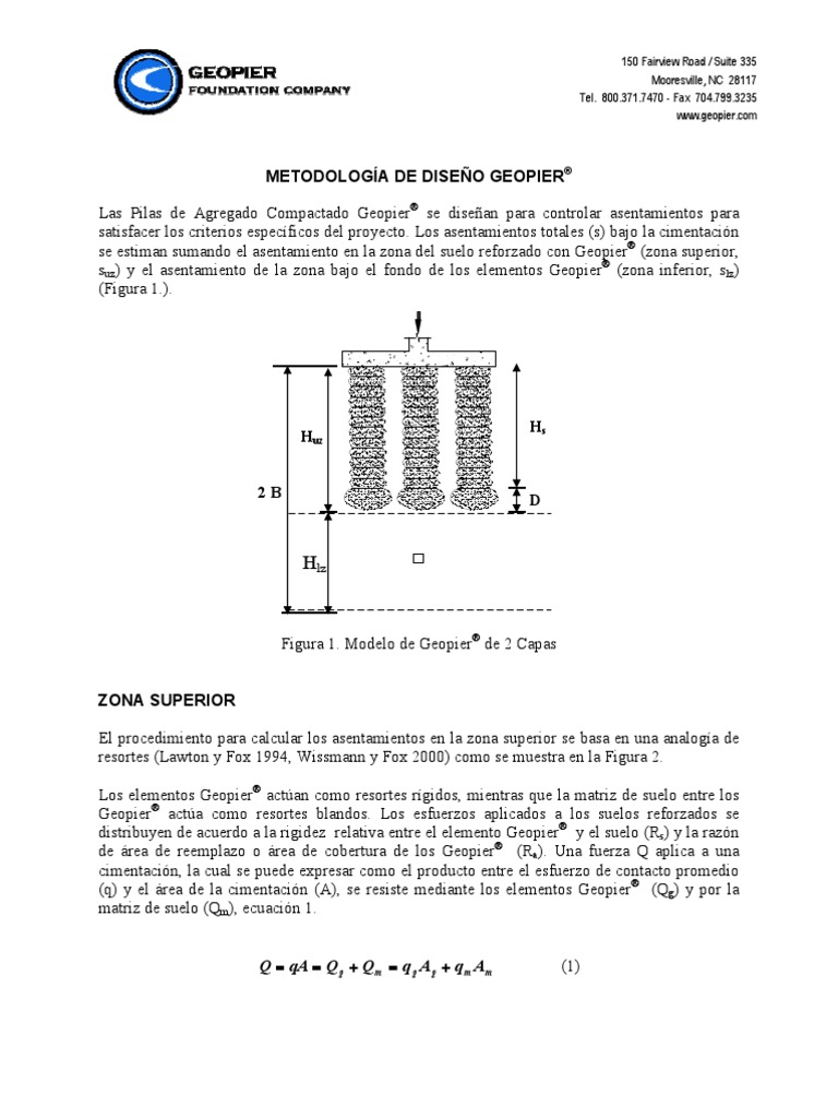 321o Geopier | PDF | Rigidez | Fundación (Ingeniería)