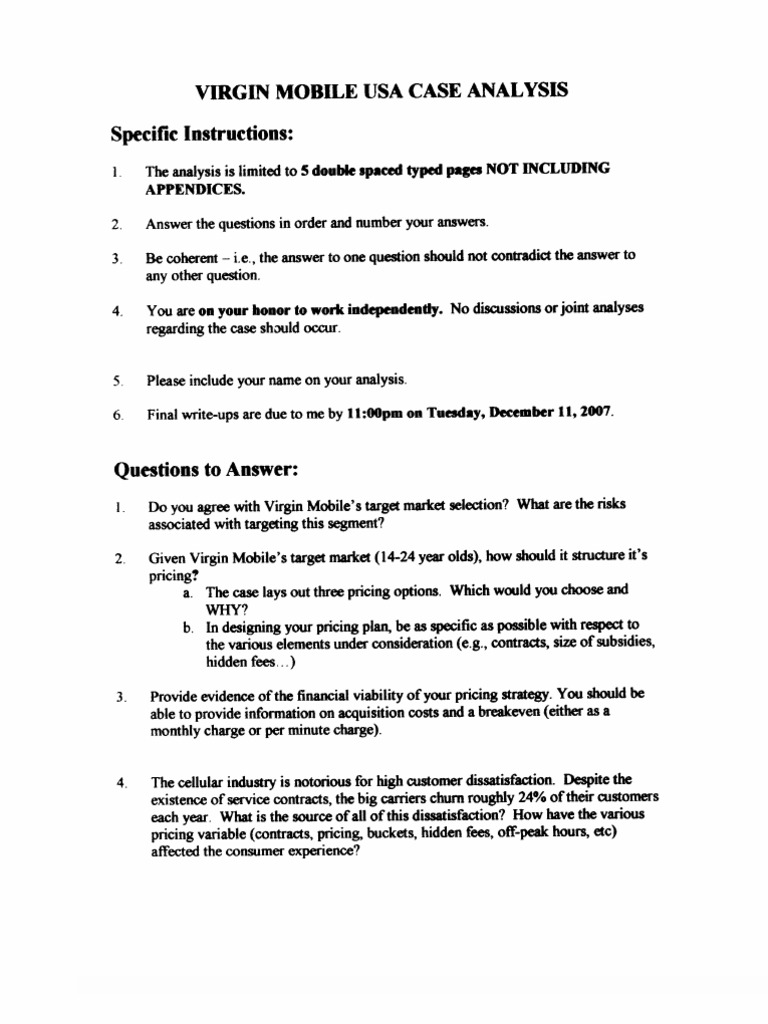 Virgin Mobile | PDF