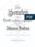 J. Brahms Op.120 No.1 Score