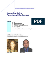 Measuring Online Ads