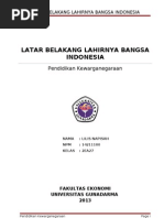 Download Latar Belakang Lahirnya Bangsa Indonesia by Lilis Nafisah SN142374719 doc pdf
