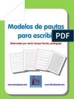 Modelos pautas escribir pedagogo Jesús Jarque