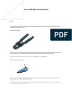 Herramientas para Cableado