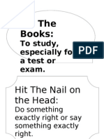 Hit The Books:: To Study, Especially For A Test or Exam