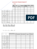 Presentation Assessment Sheet-Grade 9f: Name: Date