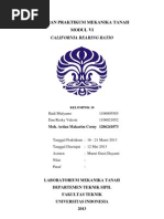 Download Laporan Praktikum Mekanika Tanah Dasar-California Bearing Ratio CBR by Moh Ardan Makarim Corny SN142390799 doc pdf