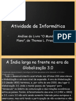 Análise Livro O Mundo É Plano - Felipe/Mileto