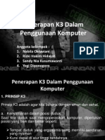 Penerapan K3 Dalam Penggunaan Komputer