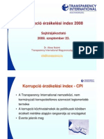 Korrupció érzékelési index 2008