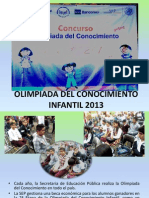 Olimpiada Del Conocimiento Infantil 2013