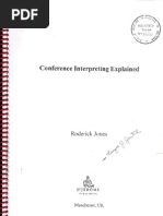 Conference interpreting explained